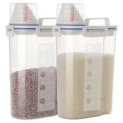 8 Liter Rice Storage Container with Wheels and Measuring Cup