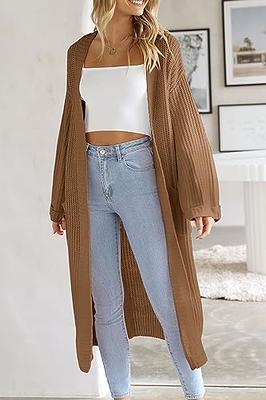 Relaxed Fit Cardigan Long Cardigan Sweaters For Women Long Blazer