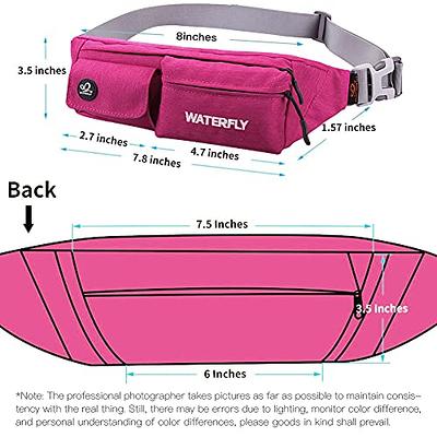 WATERFLY Fanny Pack Waist Bag: Fashionable Runner Small Hip Pouch
