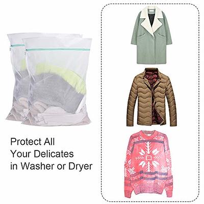 OTraki Mesh Laundry Bag for Delicates 2 Pack Garment Wash Bag 24 x