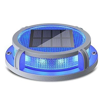 SIEDiNLAR Solar Deck Lights Outdoor 2 Modes 16 LEDs Driveway