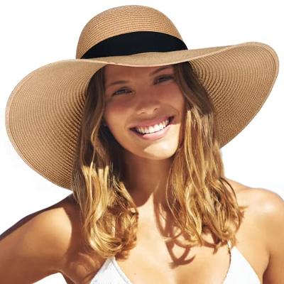 Stock Preferred Women Straw Beach Sun Hat - Yahoo Shopping