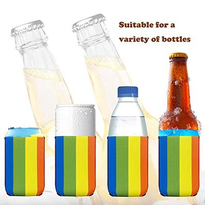 Can Cooler Sleeve, Beer Drink Coolies, Vertical Rainbow Stripe Insulated  Beer Can Cooler Sleeves, LGBTQ Accessories for Weddings, Pride Party,  Events (Pack of 12) - Yahoo Shopping