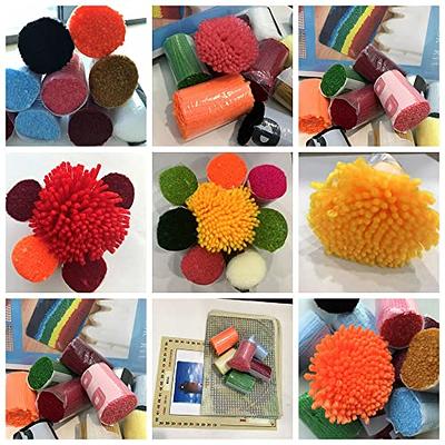 Latch Hook Rug Kits DIY Crochet Yarn Rugs Hooking Craft Kit with