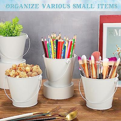 [10 Sets] 86 oz. Disposable Plastic Food Storage Deli Containers with Lids,  Ice Cream Bucket & Soup Pail