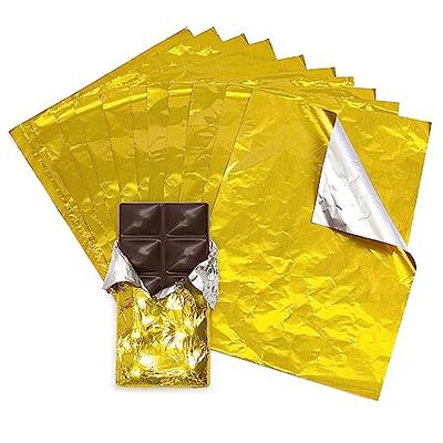 Gold Foil 100 Pack Candy Bars Milk Chocolate 1.55oz
