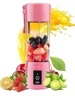 Portable Blender - 18 Oz USB Rechargeable Personal Size Blender for Shakes  and Smoothies - 150W Power With 6 Blades And Pulse Mode - With Cup Lid for  Traveling, Outdoor, Gym, Office (Royal Blue) - Yahoo Shopping
