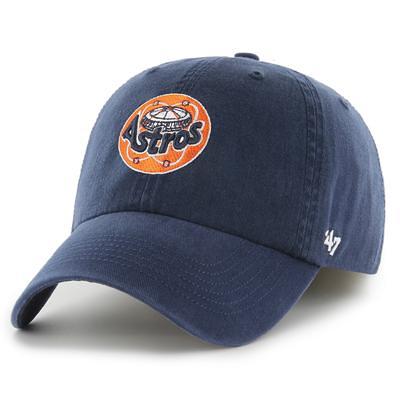 Men's Houston Colt .45's '47 Navy Cooperstown Collection Franchise Logo  Fitted Hat
