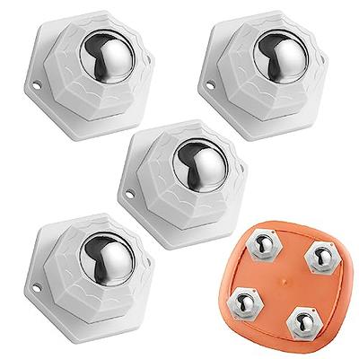 Self Adhesive Mini Caster Wheels, 360 Degree Wheels for Appliances, Appliance Wheels for Small Kitchen Appliances, Mini Swivel Wheels for Storage Box