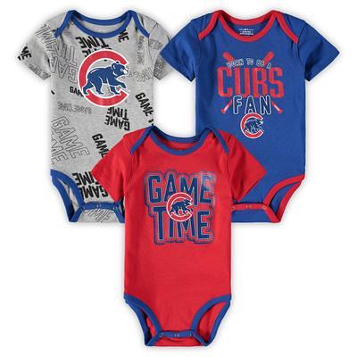 Los Angeles Dodgers Newborn & Infant Born To Win 3-Pack Bodysuit Set -  Royal/White/Gray