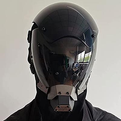  KYEDAY Punk Mask Cosplay for Men, Cosplay Samurai