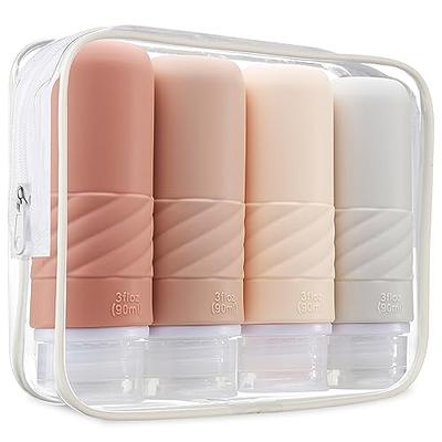 JaneJu Travel Bottles for Toiletries, TSA Approved 3oz 4 Pack Travel Size  Containers, Refillable Leak Proof BPA Free Silicone Squeezable Travel  Accessories for Shampoo Conditioner Lotion - Yahoo Shopping