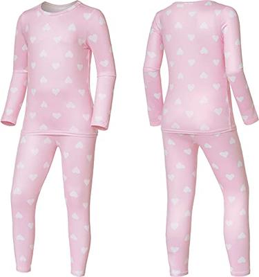 TSLA Kid's & Boy's and Girl's Thermal Underwear Set, Soft Fleece