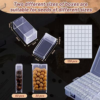 90 Slots Plastic Seed Storage Box Clear Seed Storage Organizer with Label  Stickers Planting Seed Container with Lid Garden Seed Organizer with  Stickers for Flower Plants Vegetable Seeds (1) - Yahoo Shopping