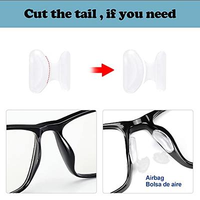 Eyeglass Nose Pads, Soft Silicone Adhesive Air Chamber Glasses