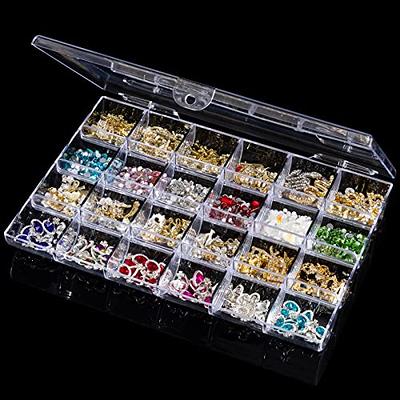 Clear Plastic Organizer Box For Nail Art Crafts And Jewelry - Temu