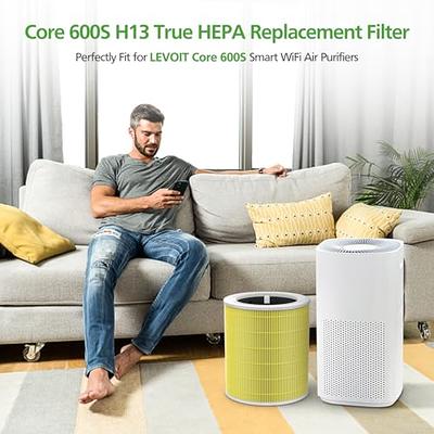 LEVOIT Core 300 Air Purifier Toxin Absorber Replacement Filter, 3-in-1  Filter, Efficiency Activated Carbon, Core300-RF-TX, 1 Pack, Green