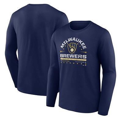 Toddler Milwaukee Brewers Navy/Gold Stealing Homebase 2.0 T-Shirt