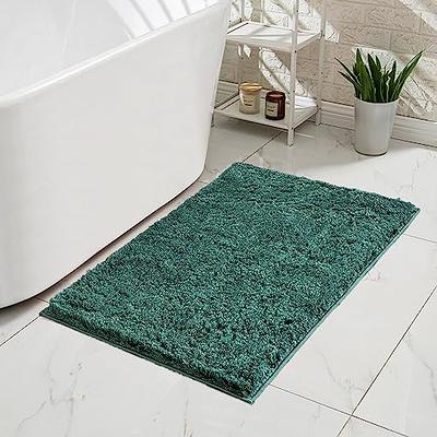 Lochas Bath Rugs Dog Chenille Shaggy Washable Non Slip Entry Rug