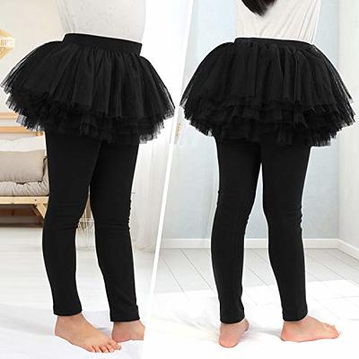 BOOPH Little Girls Footless Leggings with Ruffle Tutu Skirts Kids Tights  Pants : : Clothing, Shoes & Accessories