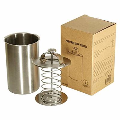 Stainless Steel Meat Press for Making Healthy Homemade Deli Meat W