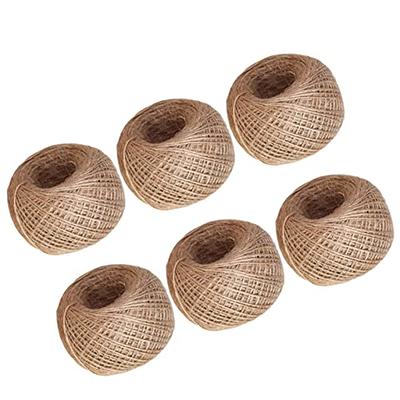 Braided Burlap Ribbon Rope for DIY Craft (Brown), Natural Jute