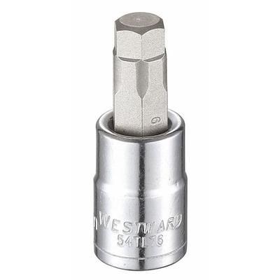 WESTWARD, Metric/SAE, 1/2 in Drive Size, Impact Socket Bit Set