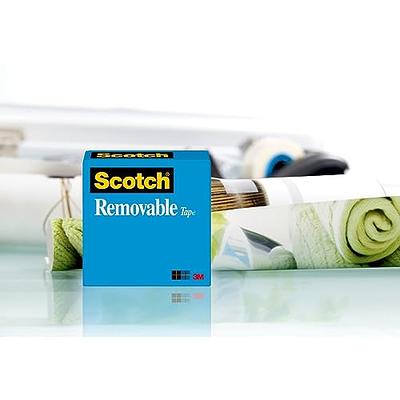 Scotch Removable Poster Tape, 3/4-inch x 150-inches, Clear, 1 Roll/Pack