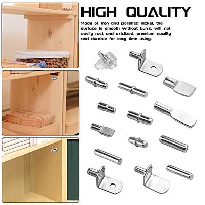 100Pcs Shelf Pegs for Shelves 4 Styles Shelf Pins Kitchen Cabinet Shelf Pegs  NEW