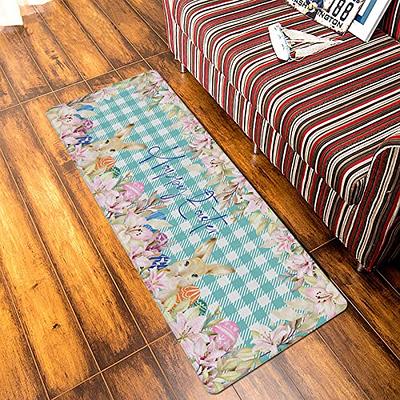  Doormat Indoor Outdoor Entrance 18x30, Happy