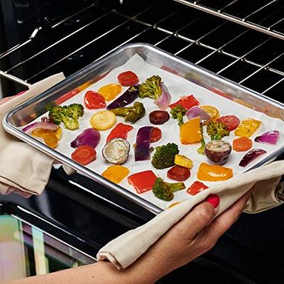 SMARTAKE 200 Pcs Parchment Paper Baking Sheets, 9x13 Inch Non