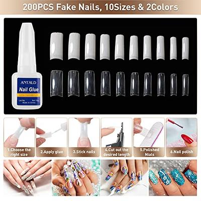  Nail Kit Set Professional Acrylic with Everything, 12 Glitter  Acrylic Powder Kit Nail Art Tips Nail Art Decoration, DIY Nail Art Tool  Nail Supplies Acrylic Nail Kit for Beginners (Professional) 