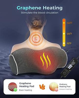 Neck Pillow Neck Stretcher for Pain Relief, Neck Cloud Magnetic Therapy  Case/Graphene Heating Pad, Cervical Traction Device Neck Hump Corrector for  TMJ Migraine Muscle Tension Spine Alignment - Yahoo Shopping