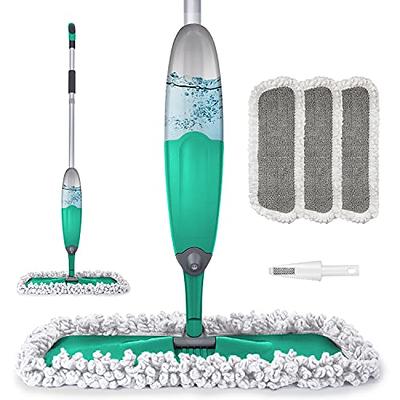 18 Professional Microfiber Mop - Hardwood Floor Mop - Dry & Wet Mop for  Wood, Laminate, Tile, Vinyl Floors, Washable Pads, Wet & Dust Mopping