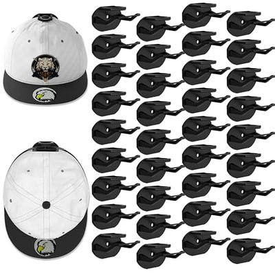 24 Pack Hat Rack Hooks Organizer for Baseball Caps for Wall Door