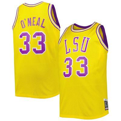 Mitchell & Ness Los Angeles Lakers Shaquille O'Neal '97-'98 #34 Black Gold  Swingman Jersey Black