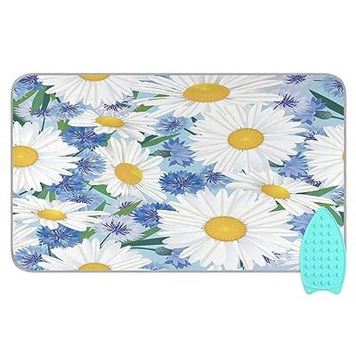 White Daisies Ironing Mat Portable Ironing Pad with Silicone Iron Rest  Non-Slip Heat-Resistant for Table Top Washer and Dryer - Yahoo Shopping