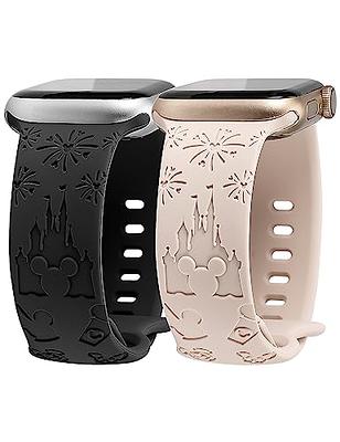  Getino Compatible with Apple Watch Band 40mm 38mm 41mm iWatch  Series 9 8 7 6 5 4 3 2 1 SE for Women Men, Stylish Durable Soft Silicone  Slim Sport Watch