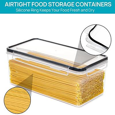 Vtopmart Airtight Food Storage Containers with Lids 2PCS Set 3.2L, Plastic  Spaghetti Container for Pasta organizer, BPA Free Air Tight House Kitchen  Pantry Organization and Storage - Yahoo Shopping