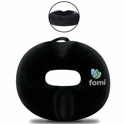 FOMI Extra Thick Donut Memory Foam Seat Cushion Care, 18 x 16 x 3.5