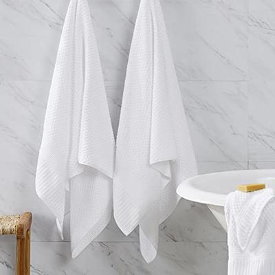 BELIZZI HOME 4 Pack Bath Towel Set 27x54, 100% Ring Spun Cotton, Ultra Soft  Highly Absorbent Machine Washable Hotel Spa Quality Bath Towels for Bathroom,  4 Bath Towels Black 