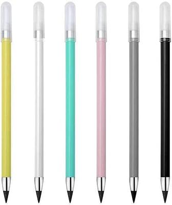 LELEBEAR Black Technology Pencil, Infinity Pencil With Eraser, Pencil That  Never Needs Sharpened (Color Lead Replacement Head) - Yahoo Shopping