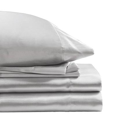 Madison Park Essentials Satin 6-Pc. Queen Sheet Set - Grey