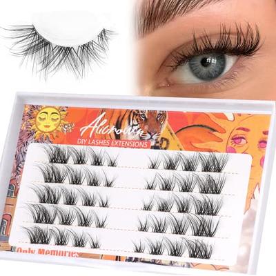 Lashes Natural Look False Eyelashes Wispy Cluster Lashes Manga