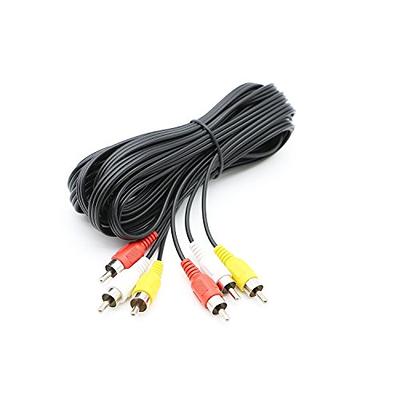 SANOXY 6 ft. 3.5 mm Mono Male to RCA Male Audio Cable CBL-LDR-SR102-1106 -  The Home Depot