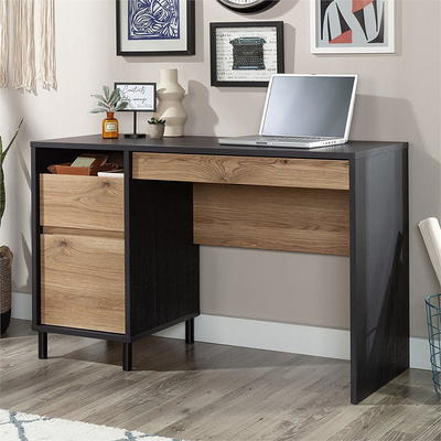 Sauder Summit Station 66 W Executive Computer Desk Laurel Oak - Office Depot