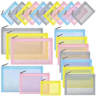 Clysee 8 Pcs Clear Mini Makeup Bag Oxford Cloth PVC Small Cosmetic Bag for  Purse Organizer