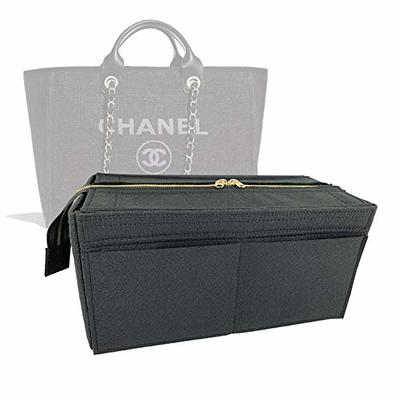 chanel black bag tote medium