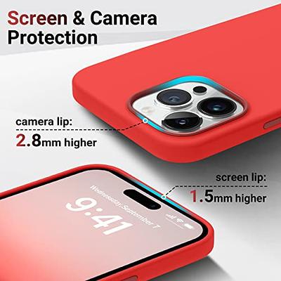 OTOFLY Designed for iPhone 13 Pro Phone Case, Silicone Shockproof Slim Thin  Phone Case for iPhone 13 Pro 6.1 inch (Midnight Green)