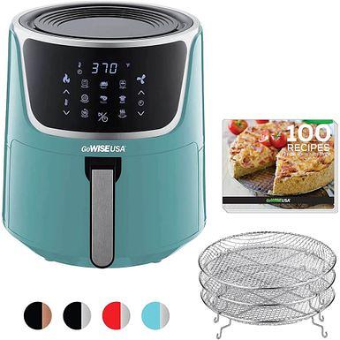  XDS 8-quart Dual Basket Air Fryer with Visible Cooking Windows,  6-in-1 Air Cooker for Roast, Bake, Dehydrate, Reheat & more, 2 Independent  Frying Baskets & Digital Touchscreen : Home & Kitchen